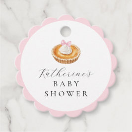 Coquette Cutie Paj Baby Shower Gåvor Etiketter