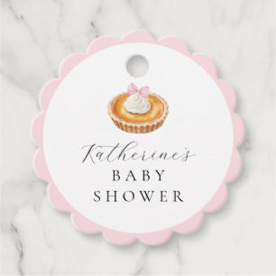 Coquette Cutie Paj Baby Shower Gåvor Etiketter