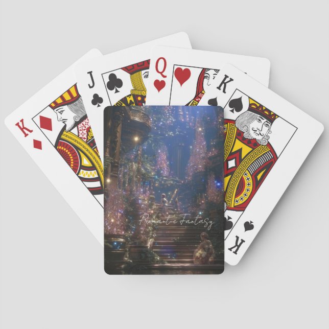 Coquette-estetik / Mörk fantasiflicka Casinokort (Baksidan)