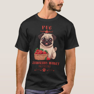 Coquette estetisk hund Jordgubbsmarknad klor plock T Shirt