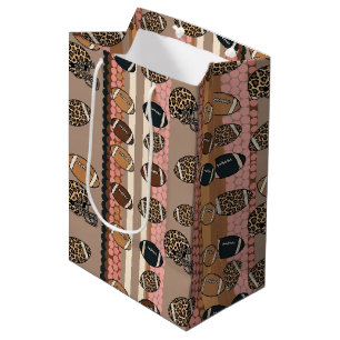 Coquette Fotboll Bow Leopard Mönster (3)