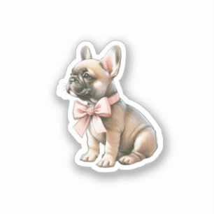 Coquette Frenchie Klistermärken
