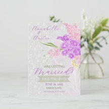 Coquette Genomskinlig Rosett i Rosa Brudbukett Sp