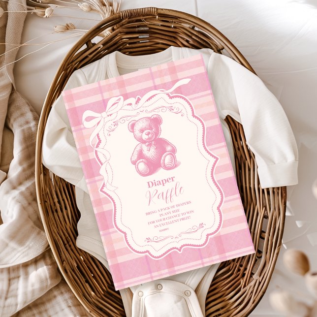 Coquette Gingham Fransk Teddy  Blöja Lotteri Tilläggskort (Skapare uppladdad)