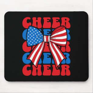 Coquette Glädjebåge Sport Cheerleader Usa Amerikan Musmatta