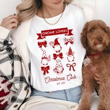 Coquette Gnome Älskare Klubb Jul - Red | Vit