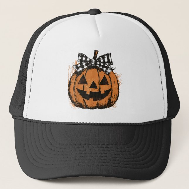 Coquette Halloween-svärmare, Retro Pumpafält Keps (Framsida)