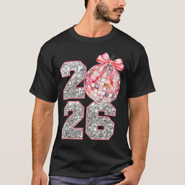 Coquette Happy New Year Party 2026 Family Women Gi T Shirt (Framsida)