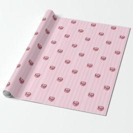 Coquette Heart Födelsedagstårta Presentpapper