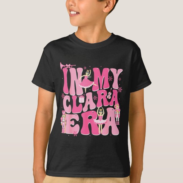 Coquette In My Clara Era Christmas Nutcracker Merr T Shirt (Framsida)