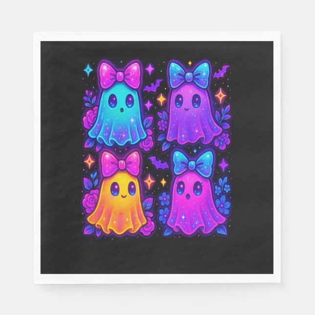 Coquette Iridescent Halloween Pappersservett (Framsidan)