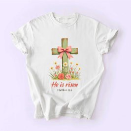 Coquette Jesus, Jesus Easter, He is Risen T Shirt