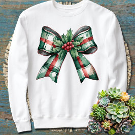 Coquette jul Bow Holly Löv Tartan Play T Shirt