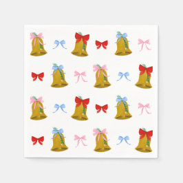 Coquette jul Klockor och Bows Classic Pappersservett