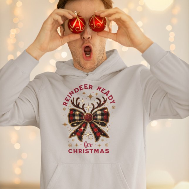 Coquette jul Play Rener Redo Bow Hoodie (Skapare uppladdad)