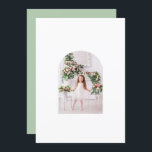 Coquette-julfamiljen Photo Rosa Grönt Doodle Julkort<br><div class="desc">Julkortet Coquette-familjen Photo Whimsical Rosa Grönt Doodle Helgdag Card innehåller ditt favoritfoto. Ska användas tillsammans med koordinaterna vellum ram i en vit coquette blommigt ram i rosa och grönt med en rosa båge och personlig med anpassningsbarnas text och personlig med din familj namn. Obs! Köp vellum separat och lägg till...</div>