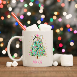 Coquette Julgran Preppy Helgdag Bow Kaffemugg