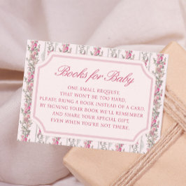Coquette Kärlek Shack Baby Shower Bokar för Baby Tilläggskort