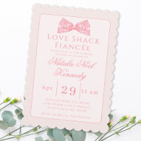 Coquette Kärlek Shack Fiancée Möhippa Rosa Bow