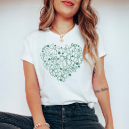 Coquette Klöver Heart - St. Patrick's Day T Shirt