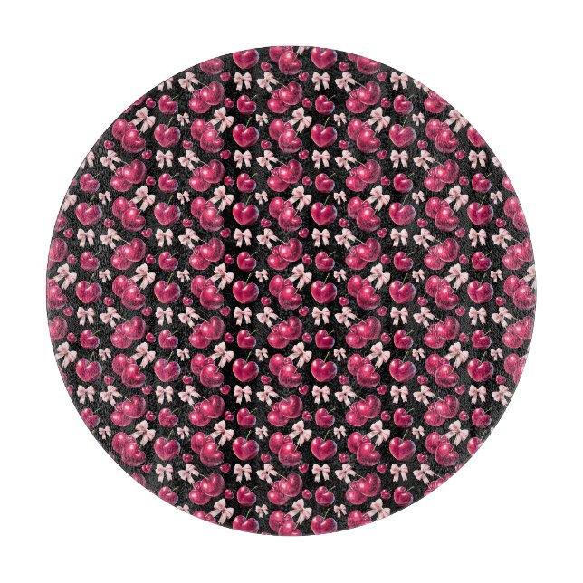 Coquette Körsbärsmönster Rosa Slinga Estetik  (Framsidan)