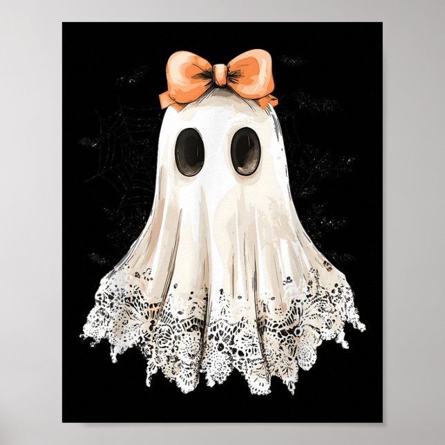 Coquette Lace Ghost Boo In Boojee Halloween Soky S Poster (Framsidan)