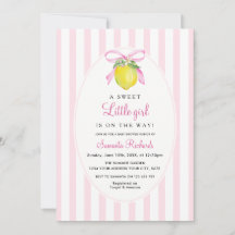 Coquette Lemon Rosa Bebis Kalas