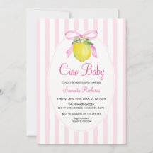 Coquette Lemon Rosa Ciao Baby Shower