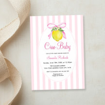 Coquette Lemon Rosa Ciao Baby Shower