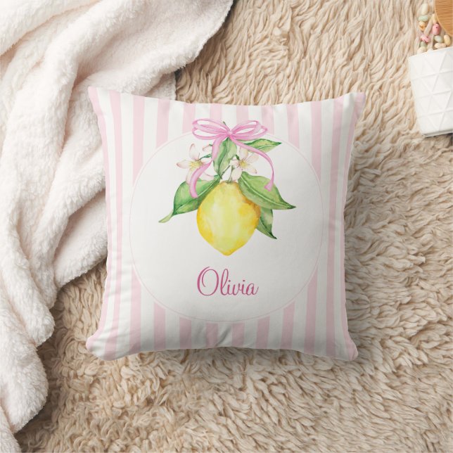 Coquette Lemon Rosa Kudde (Filt)