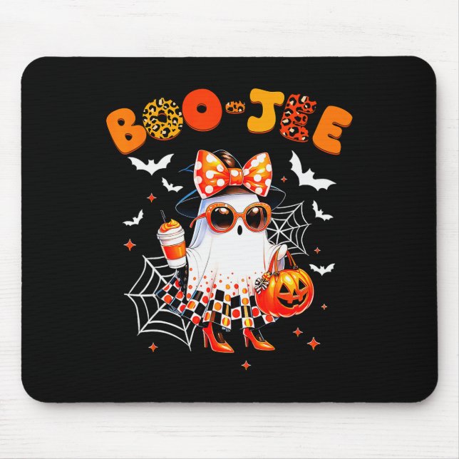 Coquette Leopard Ghost Coffee Boo-jee Halloween Bo Musmatta (Framsidan)
