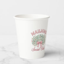 Coquette Mahjong Social Club Pappersmugg med sling
