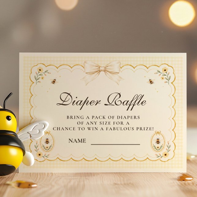 Coquette Mama To Bee Blöja Lotteri Tilläggskort (Skapare uppladdad)