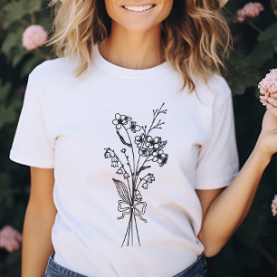 Coquette May Birth Monde Flower T Shirt
