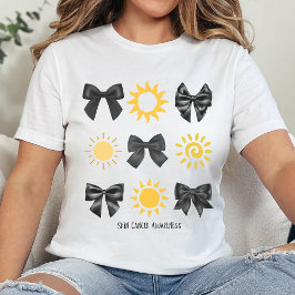 Coquette Melanoma Awareness Tshirt, Minimalistic S T Shirt