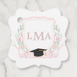 Coquette Monogram Studenten Gåvor Etiketter