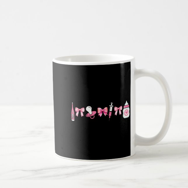 Coquette Mother Baby Mbu Nurse Stpartum Rn Christm Kaffemugg (Höger)