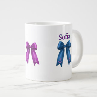 Coquette Nautical Bow! Jumbo Mugg