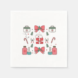 Coquette Nurse Bow Anpassningsbar Nurse Julafton j Pappersservett
