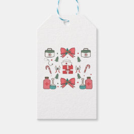 Coquette Nurse Bow Anpassningsbar Nurse Julafton j Presentetikett