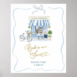 Coquette Parisian cafe Baby är Sweet Poster