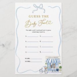 Coquette Parisian Cafe gissar att matspelen i Baby