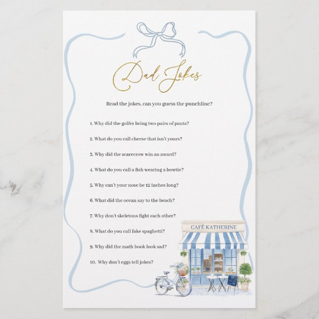 Coquette Parisian Pappa Jokes Games (Framsida)