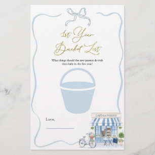 Coquette Parisian-spelkort för 1:a års buffertlist