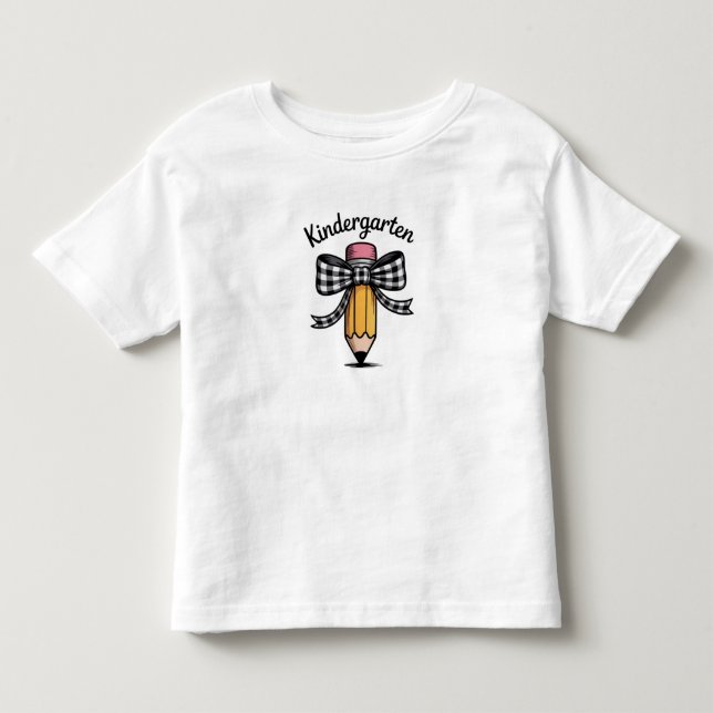 Coquette Pennbåge Förskolelärare Skola T Shirt (Framsida)