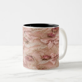 Coquette Pink Bow Mug Två-Tonad Mugg