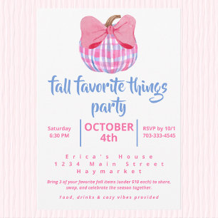Coquette Play Pumpkin Fall Favorite Sak Party