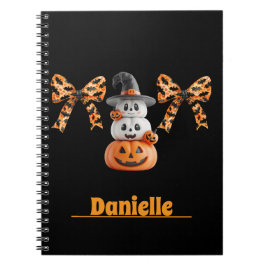 Coquette Pumpkin Cute Anpassningsbar Anteckningsbok