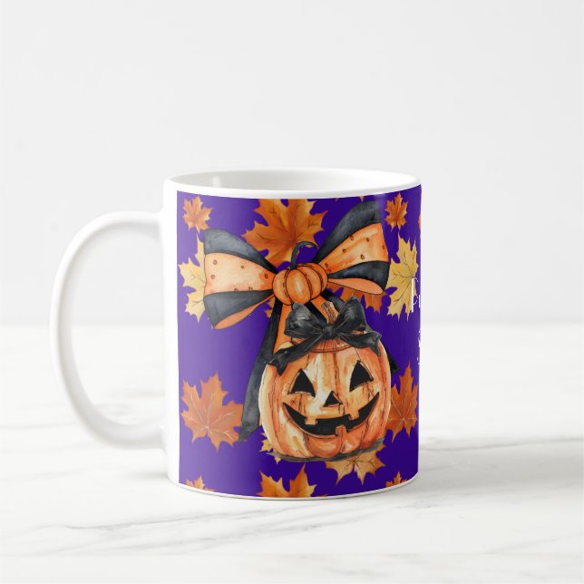 Coquette Pumpkin Spice Halloween  Kaffemugg (Vänster)