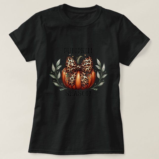 Coquette Pumpkin T Shirt (Design framsida)